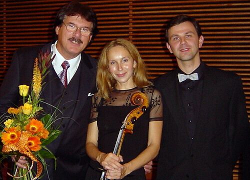 Autor, Solistin Bohdana Onderková und Dirigent Pavel Šnajdr